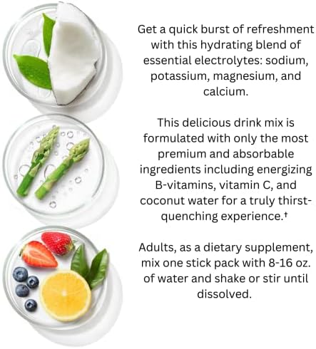 Primal Harvest Electrolytes Powder Packets Primal Hydration, Easy Open Packets, Energy Drink Mix (Lemon Berry, 30 Packs) (1 Bag) - Image 4